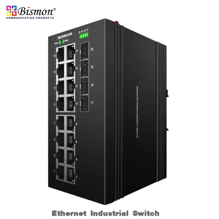 16Port 1000Base-T with 4SFP 1GB L2 Managed Industrial switch